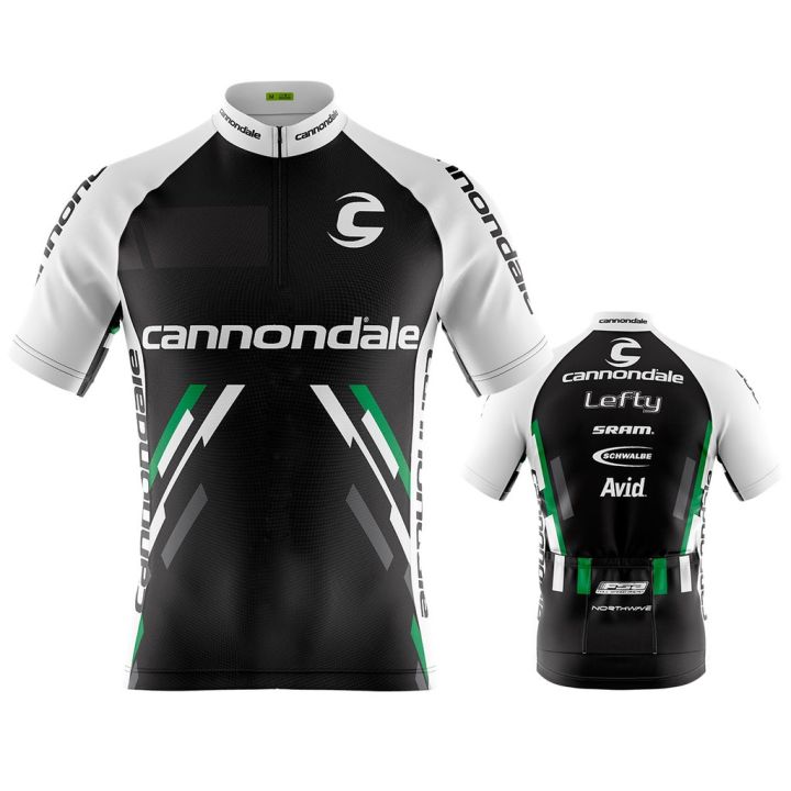 Cannondale Pro Team Full Zip Mountain Bike Cycling Shirt Dry Short