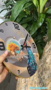 ĐỒNG HỒ MICA TRÁNG GƯƠNG KÍCH THƯỚC 35CM MÃ 05 – ĐIỂM NHẤN SANG TRỌNG CHO KHÔNG GIAN NHÀ BẠN