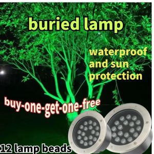 IP68 Waterproof LED Underground Light Outdoor Ground Garden Path Floor Buried Yard Spot