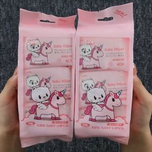 【HOT DEAL🔥】64 Sheets Alcohol Wet Wipes Antibacterial Disinfecting Wipes for Hands & Surface Cleaning