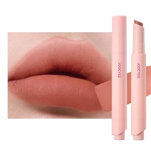 Joocyee Velvet Rouge Matte Lipstick Pencil Lightweight Non-Sticky Long Lasting High Pigment Grey Pink Lip Color Waterproof Buildable Coverage