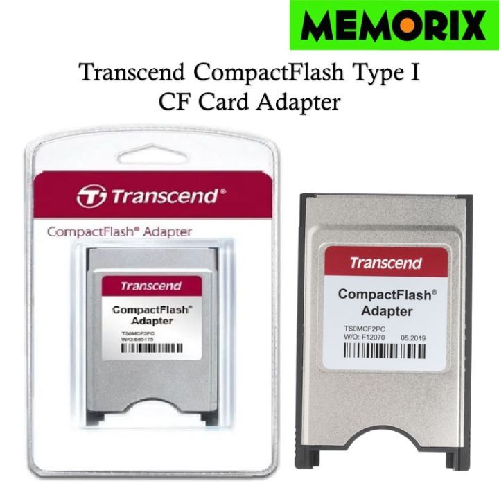 Transcend Pcmcia Compact Flash Adapter CompactFlash Transcend