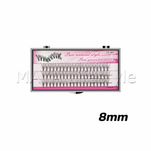 MAYA ขนตาปลอมแบบธรรมชาติ /8/10/11/12/14 มม. ต่อขนตาแต่ละช่อ False Eyelashes