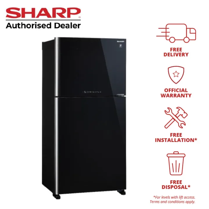 (Bulky)%20Sharp%20554L%202%20Doors%20Refrigerator%20With%20J-Tech%20Invertor%20SJ-PG55P2%20-%20Image%202