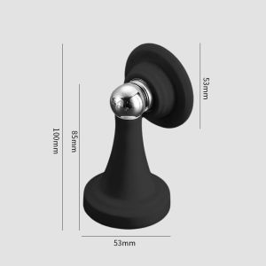 SG【READY STOCK】Silicone Door Suction Silicone magnetic suction free punching Silicone Magnetic Door Stopper silent anti-collision thickened door doorstop