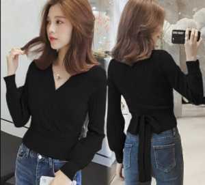 OUTER RAJUT LENGAN BALON / ATASAN WANITA KEKINIAN / RAJUT KERAH TINGGI / RAJUT PREMIUM / BLOUSE RAJUT / RAJUT LENGAN BALON