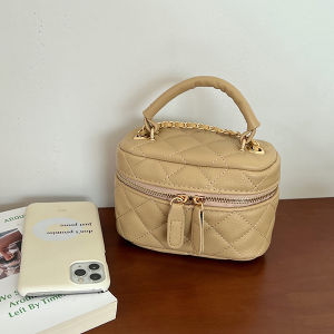 2025 NEW ARRIVAL stylish mini boxy chain classy minimalist quilted shoulder cross-body handbag