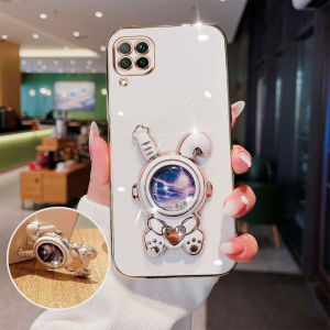 YBD Phone Case for Huawei Honor X5 X6A X7 X7A X8 Max X8A X9A X9 Pro Cute Flowing Sand Rabbit Bracket Full Silicone Soft Shell