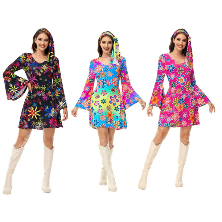 Plus Size Sweater Dress for Women Maxi 70S Disco Outfit Women 7