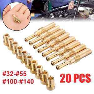 Set 20pcs Mainjet Pilot Jet Main jet Spuyer Karbu PE  KLX D-Tracker NINJA Tiger Megapro NSR Harga Paket