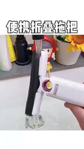 Hoptech - Mini Sponge Mop Portable Alat Pel Multifungsi untuk Pembersih Kaca & Dapur