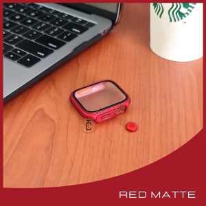 " CHANGE TO ULTRA " COVER GLASS CASE WATCH - SERIES 4 5 6 7 8 9 SE | SIZE 40mm 41mm 44mm 45mm | tempered glass case pelindung layar cover