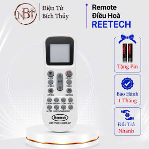 Điều khiển điều hòa Reetech Mã 10 Remote máy lạnh Reetech - Tặng kèm pin - T&U Remote