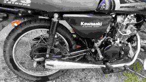 Bullet pipe Muffler for Barako 175 Version I and II. Big hole with silencer