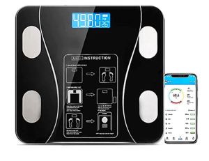 Weight scale with BMI measures Muscle Mass Body Fat Bone Mass and many more.