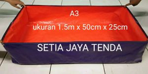 TERPAL NKOLAM KOTAK {A3} UKURAN (150x50cmx25cm) BAHAN Asli A3