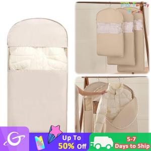 【New Arrival】 Space Saving Hanging Garment Bag with Self Compression Zipper for Travel and Closet Organization in Durable Nylon Material