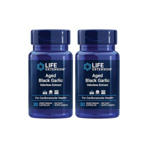 Life Extension Aged Black Garlic 500mg | Standardized 0.5% S-Allyl-Cysteine