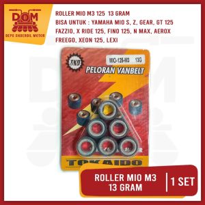 Roller Mio M3 13 Gram (TOKAIDO) Peloran Vanbelt Batu Timbangan Roler Weight Set Racing NMax Aerox