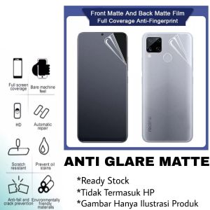 SAMSUNG M14 5G M15 5G M34 5G M54 5G M33 5G M53 5G M62 HYDROGEL FULLSET DEPAN BELAKANG ANTI GORES JELLY MATTE ANTI MINYAK GLARE DOFF FRONT AND BACK