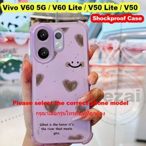 Vivo V60 V 60 V50 V 50 Lite 5G Case Vivo V40 Pro V40 Lite V30 V29 V27 Pro 5G V27e Case Clear Shock proof Matte Soft TPU Back Cover