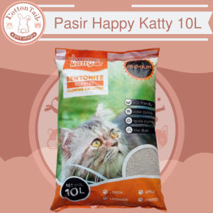 Pasir Kucing Wangi Gumpal Happy Katty 10L Premium Bentonite