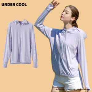 Áo Khoác Chống Nắng Nữ UNDERCOOL UPF50+ Đổi Màu Logo Chất Lụa Băng Mát Dáng Xuông Che Nắng Tối Ưu Có Túi Tiện Lợi ACN07