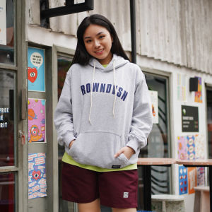 Sweater Hoodie RORWNDVSN Pria Wanita Casual Grey Misty Premium