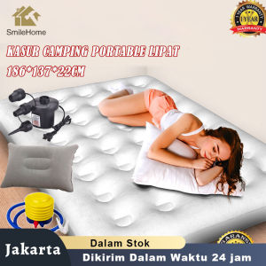 (Bantal Gratis) Kasur Pompa Kasur Angin Karet 186cm x75cm Matras Lazy Bag SINGLE Bestway 67000 Matras Karet Air Bed Twin Biru kasur pompa Kasur Angin Double Biru / Kasur Angin Single / Kasur Angin Portable / Kasur Angin Twin / Paket Kasur Angin Single