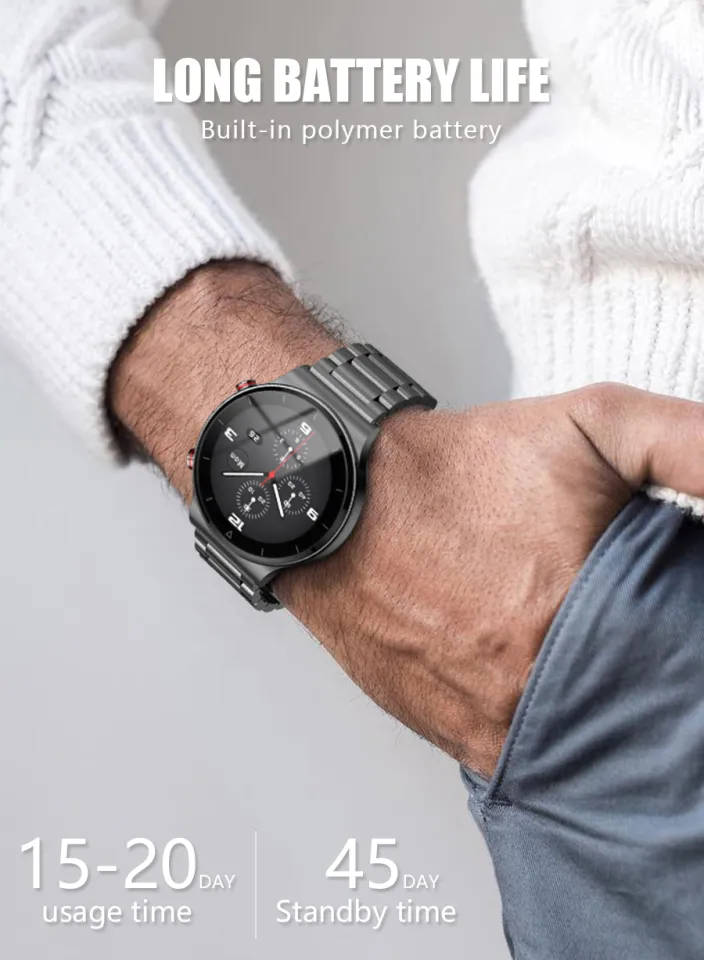 For Phone Xiaomi Huawei Android ECG Smart Watch Men Bluetooth Call  Smartwatch