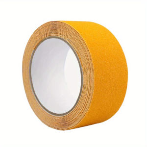 1 Roll Grip Tape Heavy Duty Anti Slip Tape For Stairs Outdoor Indoor Waterproof 50mm*5m/1.97in*16.4ft Safety Non Skid Roll For Stair Steps Ramp Traction Tread Staircases Grips Adhesive Non Slip Strips Walk