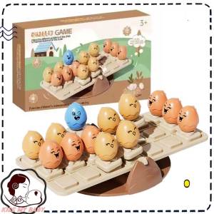 Egg Balance Board Game Balance Board Game Seesaw Stacking Game Activity Interactive Educational Sensory Toy