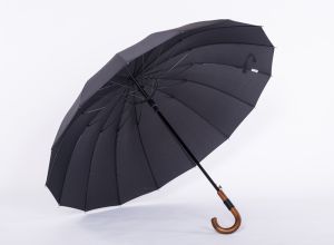 LORDWEY & Parachase 120cm Big Umbrella Rain Men Women Janpanese Style Business Long Umbrella Windproof Semi-Automatic Wooden Handle AntiUV