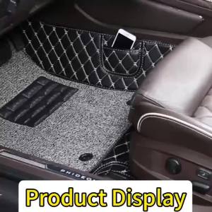 Kail For VW Volkswagen Golf Mk7 2013~2019 2018 LHD RHD Car Floor Mats Waterproof Scratch Resistant Carpets Pad Interior Accessories 3T7R1
