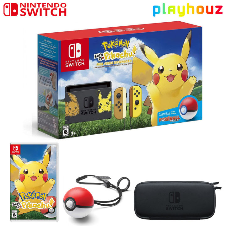 Switch Let's Go Pikachu Bundle Nintendo Switch Pokemon Lets