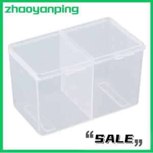 zhaoyanping กล่องเก็บสำลีพลาสติกใสกันฝุ่นตั้งโต๊ะกำจัดเครื่องสำอางลิปสติก