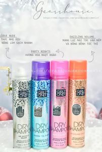 DẦU GỘI KHÔ GIRLZ ONLY HAIR CARE CỦA UK Party Night/ Dawn Til Dusk/ Dazzling Volume/ No Residue Nude