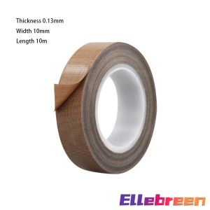 Ellebreen Resistant High Temperature Tape Sealing Tape Thickness 0.13mm Length 10m Width 10mm/15mm/19mm