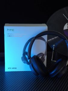 HTC HP06 Open Wireless Earphones Bluetooth V6.0 Airy Foldable HiFi Sound Adjustable Noise Low Latency Microphone Suitable for iPhone Samsong PC Laptop TV Ultra Light