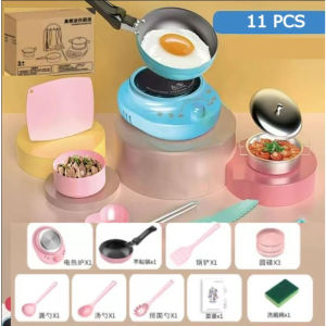 **Malaysia Seller** Real Cook Kitchen Set Kids RealCook Pretend Play Toys Educational Play House Toys Childrens Cooking Toys
