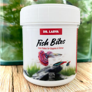Dr.Larva FishBites High Protein Insect Protein Feed Betta Guppy/ Ikan Laga