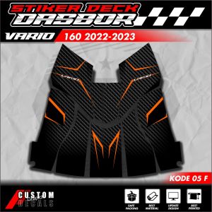 Striping Vario 160 Pelindung Dashboard Tankpad vario deckpad Vario 160 2022 Kode 05