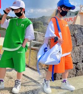 Lyvyshop - Thanh lý Bộ quần áo bé trai phối màu siêu phong cách cho bé từ 09-28kg (giá 01 bộ)