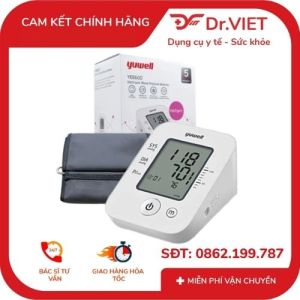 Máy đo huyết áp bắp tay điện tử YUWELL 660D