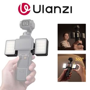 Ulanzi LM06 Dual Magnetic Mini LED Video Camera Fill Light for DJI Osmo Pocket 4 3 Camera