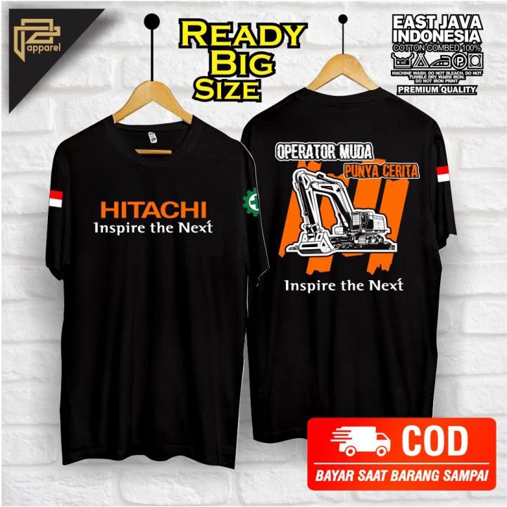2023 PRIA Hitachi Excavator Heavy Equipment operator TShirt Newest
