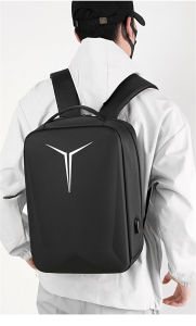 กระเป๋าเป้สะพายหลังใส่แล็ปท็อปขนาด15.6นิ้วกระเป๋าใส่เปลือกแข็งกระเป๋านักธุรกิจกันน้ำระบายอากาศได้มีแถบสะท้อนแสงกระเป๋าพอร์ต USB ภายนอก