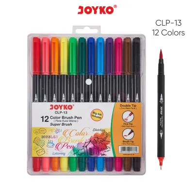 Color Brush Pen Pena Kuas Warna Joyko CLP-13