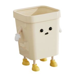 BESTIT ขยะอาหาร ถังขยะ ความจุขนาดใหญ่ ถังขยะพลาสติก ถังขยะพลาสติก น้ำหนักเบา ถังเก็บของ ถังขยะสี่เหลี่ยม ห้องครัว