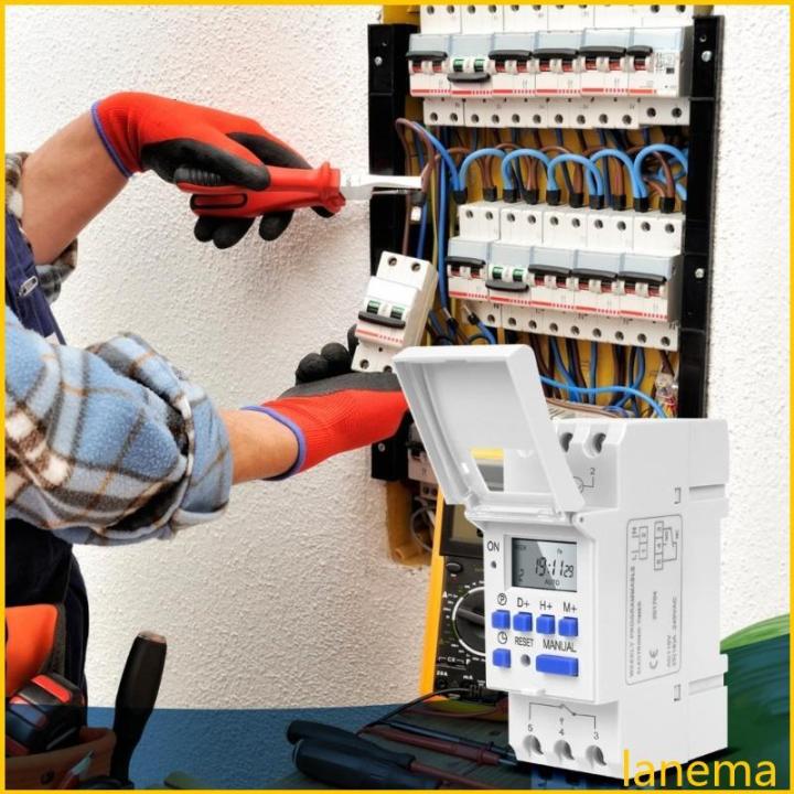 LCD Display Time Control Switches Electronic Weekly 7 Day Programmable ...